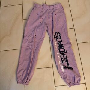 Sp5der Acai Sweatpants in Purple